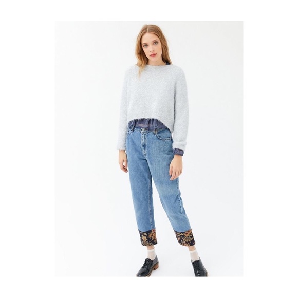 UO Elisabeth Sparkly Metallic Sweater - Picture 2 of 7